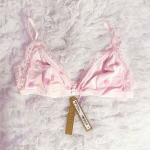 SKIMS velvet lace triangle bralette